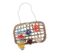 ifundom Jouet à Mâcher pour Lapin Jouet Suspendu pour Chinchilla Accessoire pour Petit Animal Favorise Et Exercice