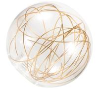 ifundom -jour en Verre Globe Élégant Cache-ampoule en Aluminium Doré, Ambiance Lumineuse Chaleureuse, Remplacement D' -jour Moderne pour Lampe Murale Suspendre