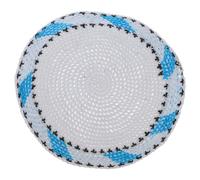ifundom Kippa pour Homme Tricotée à la Main en Coton Respirant Taille Adulte Calotte Juive Légère et Ventilée Chapeau Traditionnel pour Prière Synagogue et Événements Religieux