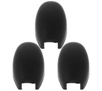 ifundom Kit 3pcs Repose-pouce en Caoutchouc Noir pour Saxophone Alto Ténor Soprano, Support du Pouce, Compatibilité Large, Accessoire Confort pour Musiciens