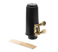 ifundom Kit Bec de Clarinette en Plastique Abs Solide Noir Torche à Bol Ratio 2,5 pour Instrument de Musique à Vent si Bémol
