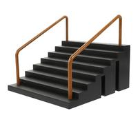 ifundom Kit D’Obstacle pour Mini Skatepark en Plastique, Accessoire pour Finger Skateboard Garçon et Filles, 1 Pièce, pour Entraînement Coordination et Jeu Parc de Skateboards, Finger