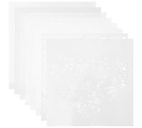 ifundom Kit de 8 Pochoirs de Peinture pour Garçon et Filles en Pet Blanc, Améliore la Créativité Motricité, pour Décoration Tableau Noir et Carnet Plusieurs styles