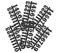 ifundom Kit de Chiffres Arabes pour Horloge Murale 6 Ensembles Faciles à Installer pour Réparation et Décoration DIY pour Usage Personnel et Présent