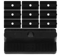 ifundom Kit de Fixation Terrasse Composite 200pcs Clips en Plastique Noir pour Lames de Terrasse Installation Rapide et Résistance la Corrosion pour Parcs Extérieurs et Pose de Sols
