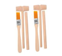 ifundom Kit de Fouilles Archéologiques pour Garçon et Filles 6 Pièces Marteau en Bois Petit Format Burin et Brosse Éducatif de Découverte de Pierres Précieuses et Dinosaures Activité