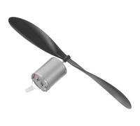 ifundom Kit de Générateur de Micro-éolienne Pédagogique Mini Moteur Électrique et Diode, Modèle Scientifique Portable pour Expériences D’électricité et Apprentissage Éducatif en Extérieur