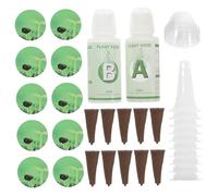 ifundom Kit de Paniers Hydroponiques avec Éponges de Culture Couvercles Transparents Isolants Absorption Eau pour Plantes Intérieur Accessoires Jardin Hydroponique de Pots de Culture sans