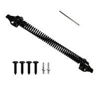 ifundom Kit de Portail de Clôture Ferme-porte à Ressort en Acier Carbone pour Portillon de Jardin, Fermeture Automatique Résistance, pour Jardin et Abri