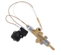 ifundom Kit De Thermocouple Et Interrupteur D'inclinaison pour Chauffage Extérieur Au Gaz Compatible Chauffages De Terrasse, Détecteur Sécurité 30° Tête Filetée Pièce De Réparation Gaz Robuste