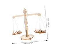 ifundom Kit D'Expérimentation Scientifique Stem 5 Pièces Jouets Stem pour Enfants Kits D'Expérimentation Scientifique Balance avec Poids Modèle De pour Enfants