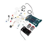 ifundom Kit Électronique De Suivi pour Voiture Intelligente, Débutants, Taille Moyenne, Reconnaissance Ligne Noire Et Blanche, DIY Éducatif pour Apprentissage Scolaire Et Projets Électroniques,