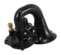 ifundom Klaxon Pneumatique Puissant 12V/24V pour Voiture et Camion Klaxon Électrique D’Escargot Étanche Kit de Remplacement pour Engins de Chantier et Véhicules Utilitaires