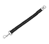 ifundom Laisse Réfléchissante Élastique Nylon pour Chien Extension Robuste pour Marche et Course Adaptée Aux Petits et Moyens Chiens Sécurité Renforcée Noire