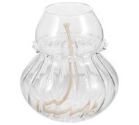 ifundom Lampe à Pétrole Rétro en Verre, Style Ancien Décoratif