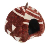 ifundom Lit Douillet pour Hamster Maison Cozy pour Rongeurs Abri Décoratif Peluche Accessoire de Cage pour Chinchilla et Cochons Compatible avec Tous Petits Animaux