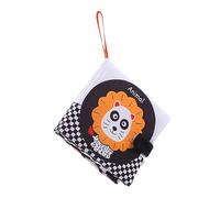 ifundom Livre En Tissu Pour Bébé à Contraste Élevé Papier Bruissant, Lavable Et Solide, Premier Livre D'éveil Tactile Éducatif, Adapté Aux Tout-petits Développement Cognitif