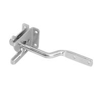 ifundom Loquet de Portail Lourd pour Clôture Extérieure Bois Latch de Clôture Fer Résistant Design Élégant Montage Facile pour Portails Agricoles et Extérieurs Finition Argentée