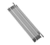 ifundom Lot de 10 Biellettes Métalliques M3 Filetées Double Tête 120Mm pour Modèles Réduits de Bateaux Radiocommandés Connecteurs de Tige de Poussée Tringlerie de Direction Miniature