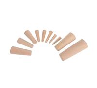 ifundom Lot de 10 Bouchons d'urgence Coniques en Bois Solide pour Bateaux et Yachts, Accessoires Nautiques Polyvalents pour Bouchage de Traversées de Coque, Pièces Marines Indispensables