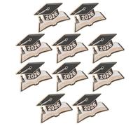 ifundom Lot de 10 Broches à Chapeau de Diplômé 2026, Épingles Décoratives 3 Cm en Métal pour Cérémonie de Remise de Diplôme, Insignes Scolaires pour Paquet, Vêtements et Fêtes de Fin