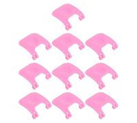 ifundom Lot de 10 Clips de Fixation Rose en Plastique pour Cages à Lapins et Petits Animaux, Design Décoratif, pour Usage Domestique