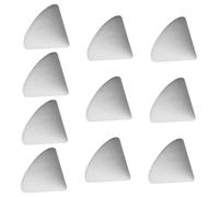 ifundom Lot de 10 Clous Coniques en Céramique Réfractaire pour Four à Poterie Supports de Cuisson Solide en Oxyde d'Aluminium Adaptés au Positionnement Précis des Pièces Usage