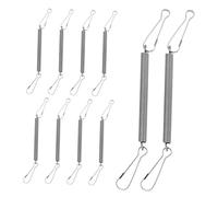 ifundom Lot de 10 Crochets À Ressort Fixes pour Fontaine À Eau Accessoire De Fixation pour Habitat Intérieur Loquet À Ressort Polyvalent pour Cage À Animaux Verrou pour Cages