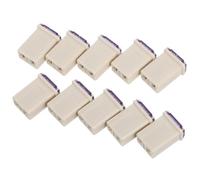 ifundom Lot de 10 Micro-Fusibles Automobiles 25 Ampères Mini-Fusible Carré Extra-Plat en Plastique Résistant à Haute Température Kit de Fusibles pour Protection Électrique Véhicules