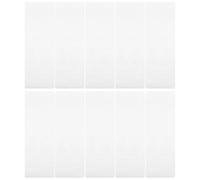 ifundom Lot de 10 Pochettes Transparentes en Pvc pour Marque-pages, Protège et Organise Facilement Vos Signets, pour Lecture et DIY