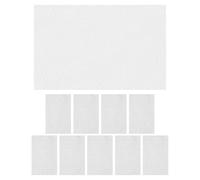 ifundom Lot de 10 Tapis de Drainage pour Pots de Fleurs Blancs Filets de Protection en Maille Respirante pour Bonsaï et Jardinières Accessoires Découpables Garantissant Une Rétention du