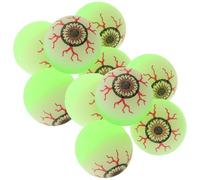 ifundom Lot de 12 Balles Rebondissantes Phosphorescentes de Noël en Caoutchouc Colorées et Solides Jouets Ludiques pour Fêtes et Présents de Fête de Noël Design Lumineux Nocturne