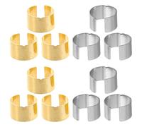 ifundom Lot de 12 Manchons Adaptateurs de Batterie Voiture Cales de Cosses Positives et Négatives en Métal Résistant à la Corrosion Kit 6 Paires Dorées et Argentées pour Amélioration