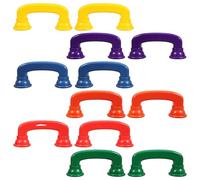 ifundom Lot de 12 Téléphones Chuchotants en Plastique ABS Coloré Éducatif Précoce pour Bébés Léger et Compact Développement Auditif et Reconnaissance des Couleurs pour Tout-Petits