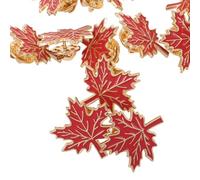 ifundom Lot de 15 Broches Feuille D’Érable Canada en Alliage Huilé Badge Drapeau Canadien Rouge Accessoires Mode pour Vêtements Paquet et Chapeaux - Souvenir Automnal et Fête Nationale
