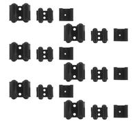 ifundom Lot de 18 Clips pour Queues de Billard à Pêche, Support Mural en Plastique Solide, Taille Petite, Moyenne et Grosse, Porte-Canne à Pêche et Râtelier Porte-queues de Billard,