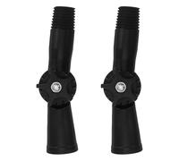 ifundom Lot de 2 adaptateurs d'angle filetés pour rallonge, connecteur pivotant rotatif pour manches de balai, rouleaux à peinture, perches à plumeau - Diamètre : 1,8 cm
