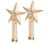 ifundom Lot de 2 Breloques en Strass avec Pompon en Alliage Métallique, Décoration Chaussures Femme, Accessoire DIY pour Bottes et Paquet, Ornement de Pompon Pailleté, Présent, Taille