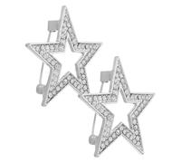 ifundom Lot de 2 Broches en Alliage Délicat Pentacle Épingles Décoratives pour Vêtements Féminins Accessoires Mode pour Vestes Écharpes et Chapeaux pour Usage Quotidien et Occasions