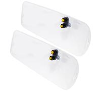 ifundom Lot De 2 Buses De Pulvérisation Haute Pression pour Outil De Jardinage, Buse D’atomisation Grosse Taille avec Pare-Vent Transparent, Utilisation Extérieure Agricole Et Irrigation