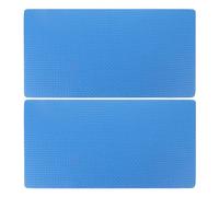 ifundom Lot de 2 Coussins de Yoga Genouillères Petits en Eva Bleu Antidérapants Amorti pour Yoga, Fitness et Protection des Articulations