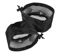 ifundom Lot de 2 Couvercles de Filtre de Ventilation en Tissu Oxford pour Tentes de Culture Taille Petite 10X135 CM avec Bande Élastique et Boucle de Fixation Protection