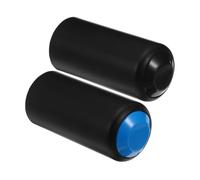 ifundom Lot de 2 Housses de Protection pour Microphone sans Fil Manchons Arrière en Plastique Noir et Bleu Compatibles avec Modèles PGX2/SLX2/PG58/BETA58 Accessoires Solides pour