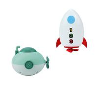 ifundom Lot de 2 Jouets sous-Marins à Remonter pour Garçon et Filles Jouets de Bain Créatifs Accessoires de Loisirs Flottants sans Piles