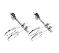 ifundom Lot de 2 Loupes Grossissantes à Pince pour Lunettes 25 MM Lentilles en Verre 5X Loupe Optique Portable pour Réparation Montres et Bijoux Outil de Précision Mains Occupées