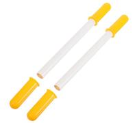 ifundom Lot de 2 Poignées Jaunes en Plastique Filetée pour Cheval à Bascule Pièces Détachées pour Garçon et Filles Poignée Ergonomique pour Bascule Tout-Petit Remplacement Sécurisé et