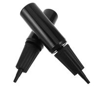 ifundom Lot de 2 Pompes à Main pour Ballon de Gym et Ballon de Stabilité, Gonfleur Manuel Double Action en Polypropylène Noir, Portable et Précis, pour Yoga, Pilates et Exercices