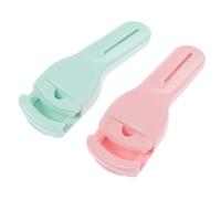 ifundom Lot de 2 Recourbe-cils Portables en Plastique Faciles à Utiliser pour Types D'yeux, Accessoire Maquillage Indispensable pour Sublimer Vos Cils Quotidien