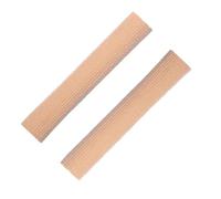 ifundom Lot de 2 Sets de Sets de Protège-orteils en Silicone Couleur Kaki, Tubes Souples en Pu pour Adoucir et Hydrater la Peau, Protection Complète Cors et Douleurs aux Petits Orteils
