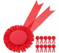 ifundom Lot de 20 Badges Vierges en Tôle Épingle, Design Simple et Petit Format, pour Bureaux et Cafés, Décoration Créative Soi-même